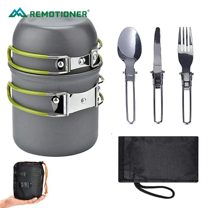 1-2 Person Portable Camping Cookware Kit